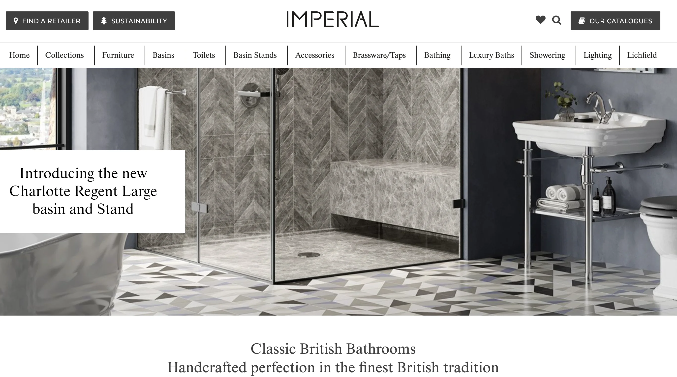 Imperial website screenshot
